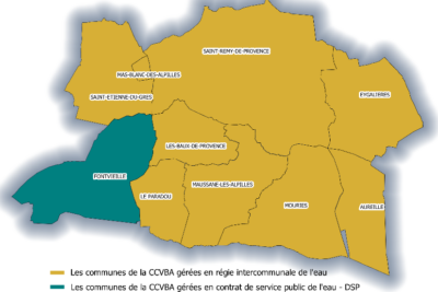 Carte régie de l'eau - Agrandir l'image 1 sur 1, fenêtre modale