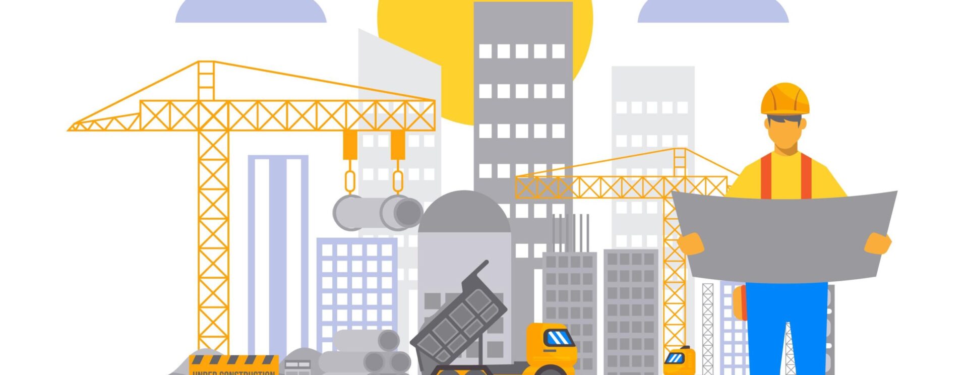 Dessin d'un chantier