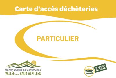 Carte de déchèterie pour les particuliers - Agrandir l'image 1 sur 3, fenêtre modale