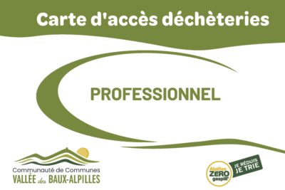 Carte de déchèterie pour les professionnels - Agrandir l'image 2 sur 3, fenêtre modale