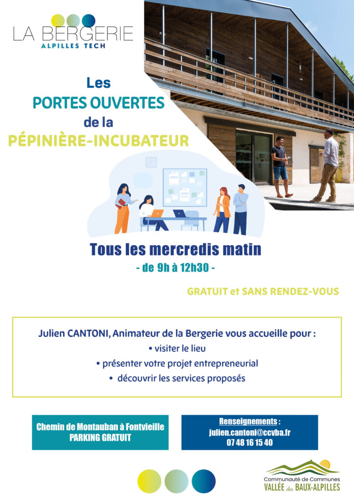 Affiche portes ouvertes Bergerie - Agrandir l'image, fenêtre modale